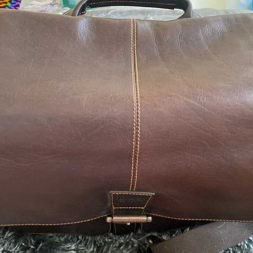 NWT Jack by Jill-e Genuine Leather Camera/Video Travel Bag - Large - Picture 9 of 14